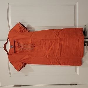 J Jill linen shift dress